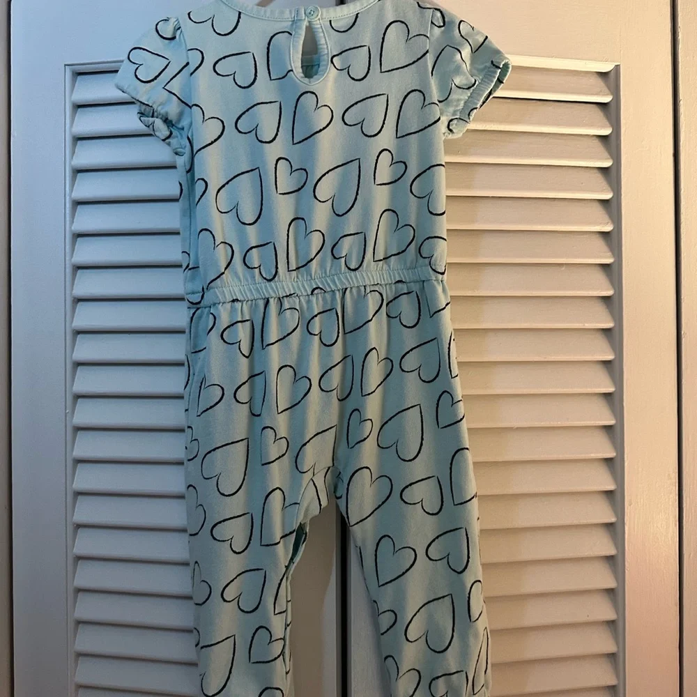 Carter's Black Speckled Bodysuit and Blue Hearts Bodysuit - Picture 10 of 10